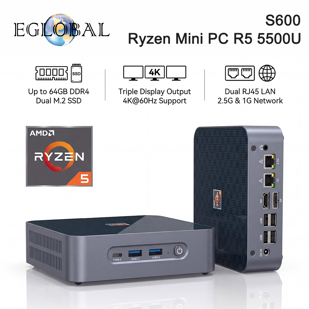 Pc Gaming Cpu - جهاز كمبيوتر مصغر EGLOBAL Ryzen R3