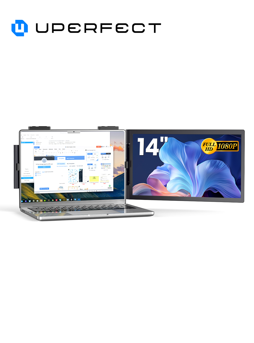 Pc Gaming Y60 - شاشة محمولة قابلة للطي من UPERFECT