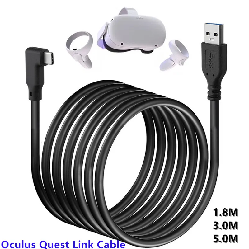 Pc Gaming Vr - كابل USB C 90 درجة 5Gbps
