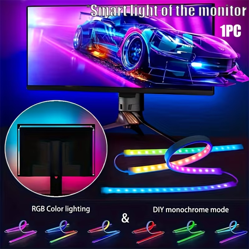 Pc Gaming Rgb - شريط إضاءة RGB للألعاب، إضاءة خلفية