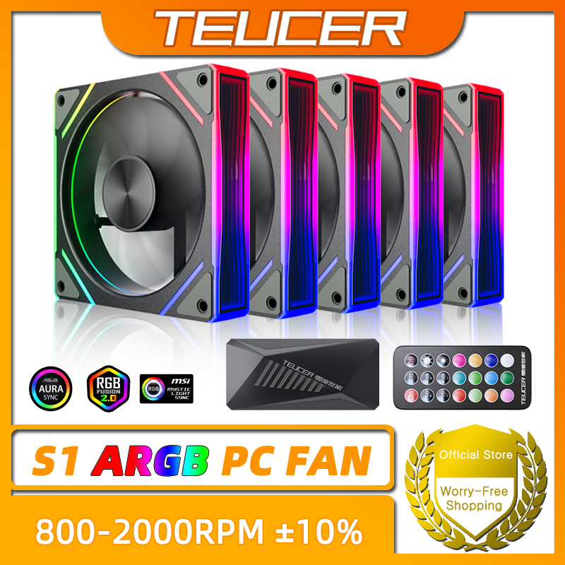 Pc Gaming Rgb - مروحة كمبيوتر TEUCER Prism S1 ARGB