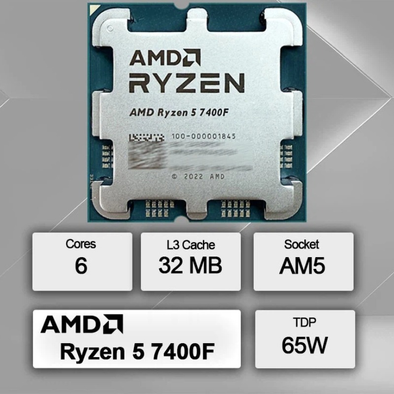 معالج ألعاب R5 7400F لبناء أنظ - مراجعة Pc Gaming Cpu وسعره
