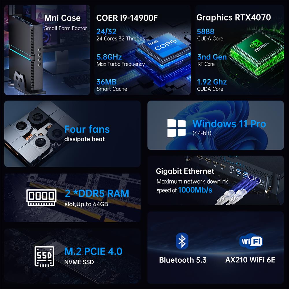 جهاز كمبيوتر صغير للألعاب Msec - مراجعة Pc Gaming Cpu وسعره
