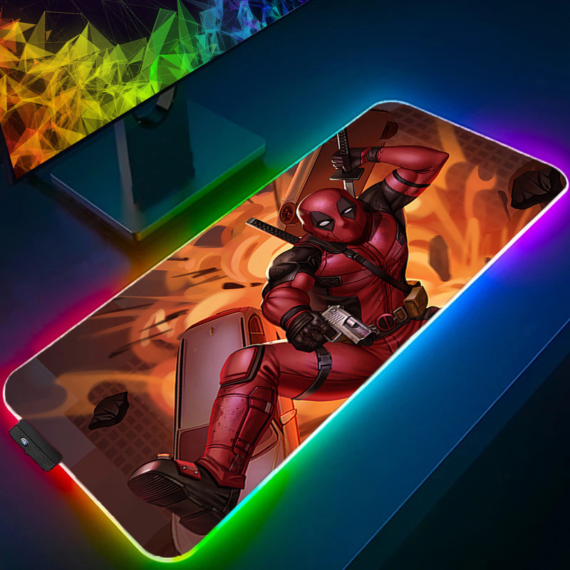 لوحة ماوس LED للألعاب بإضاءة خ - مراجعة Pc Gaming Sultan وسعره