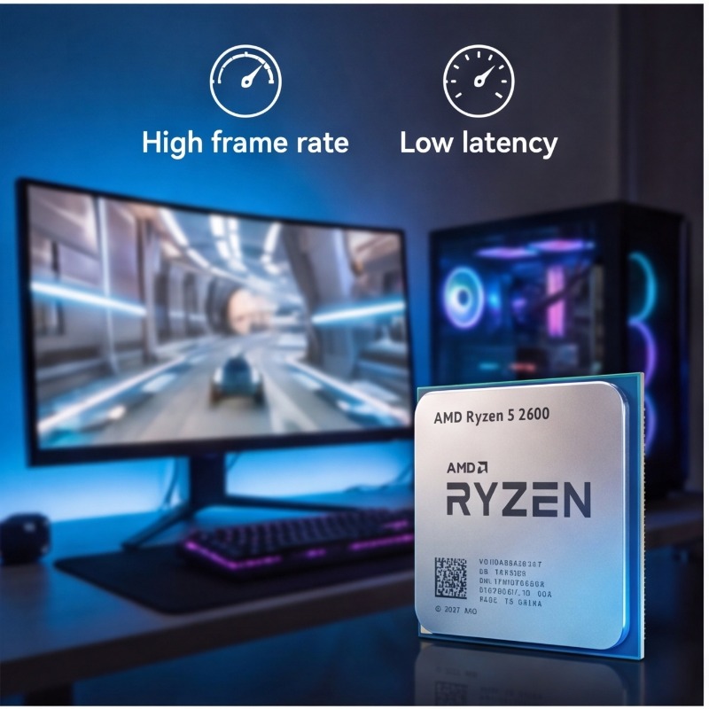 معالج AMD Ryzen 5 2600 R5 2600 - مراجعة Pc Gaming Cpu وسعره