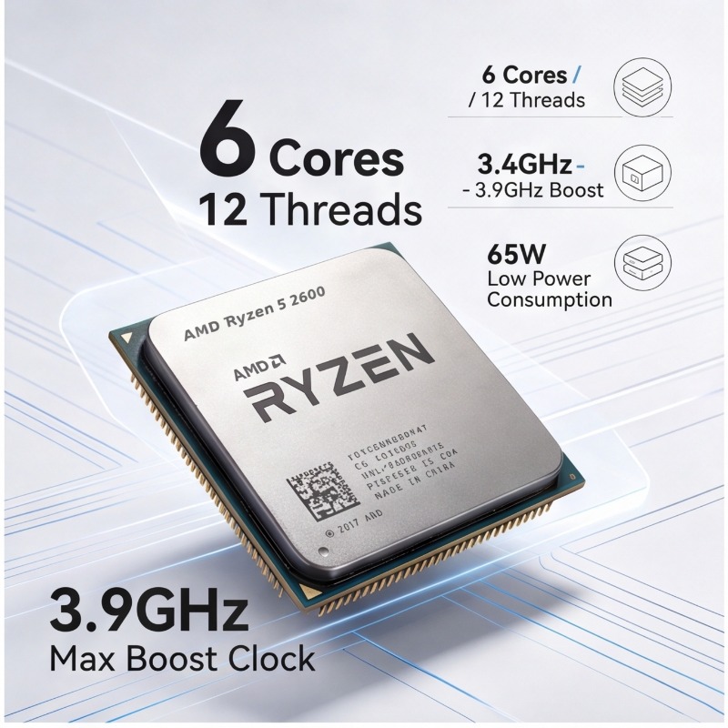 معالج AMD Ryzen 5 2600 R5 2600 - مراجعة Pc Gaming Cpu وسعره