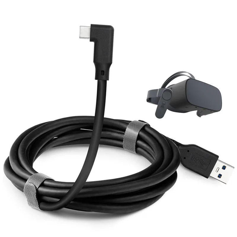 كابل USB C 90 درجة 5Gbps 3A سل - مراجعة Pc Gaming Vr وسعره