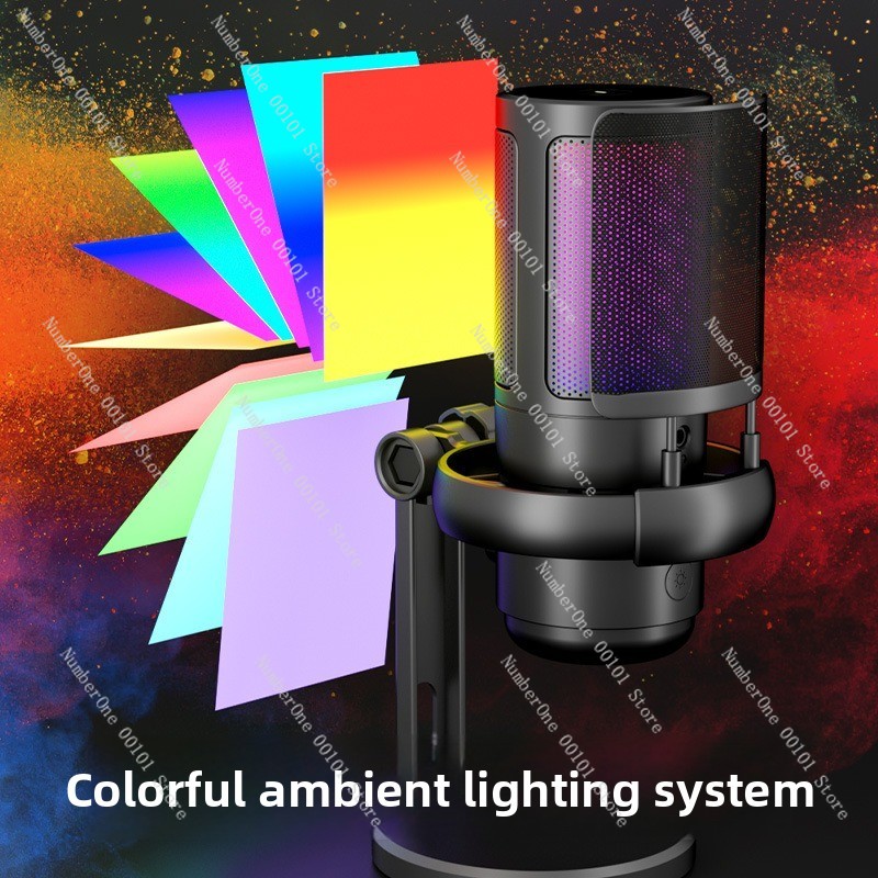 ميكروفون مكثف USB لسطح المكتب  - مراجعة Pc Gaming Rgb وسعره