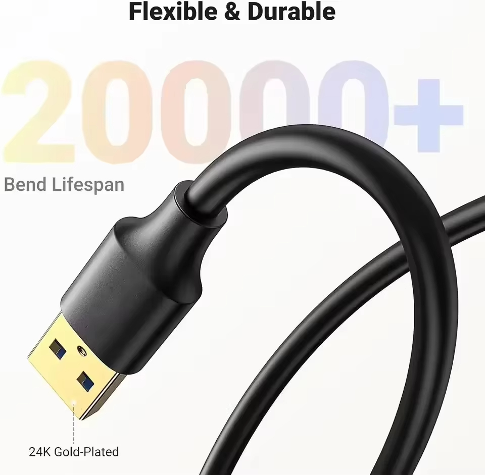 كابل تمديد USB 3.0 بطول 1م/2م/ - مراجعة Pc Gaming Vr وسعره